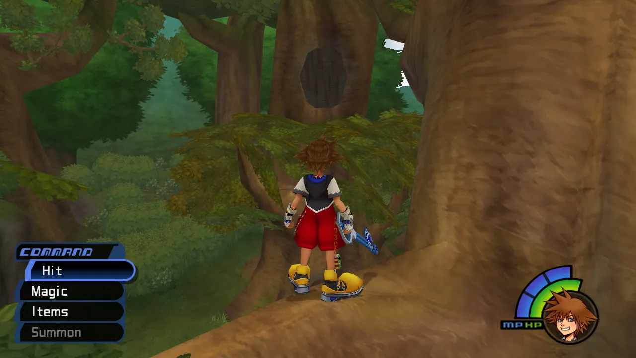 100 Acre Wood Bouncing Spot Fall Through Top of Tree Next to Pooh